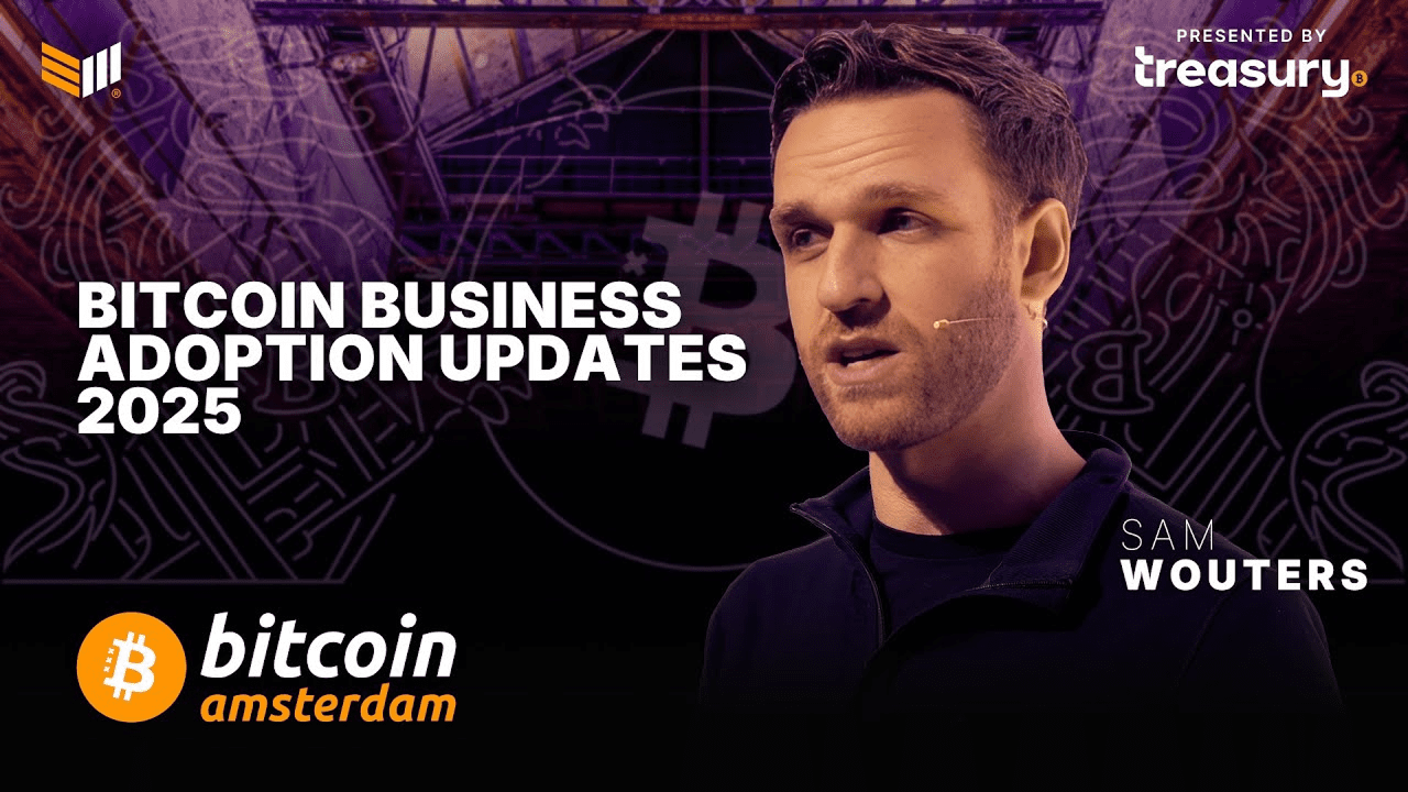 Sam Wouters at Bitcoin Amsterdam 2025